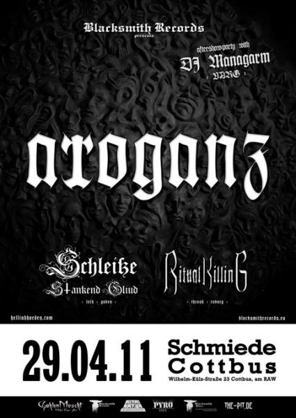 Record Release Party mit Arroganz
